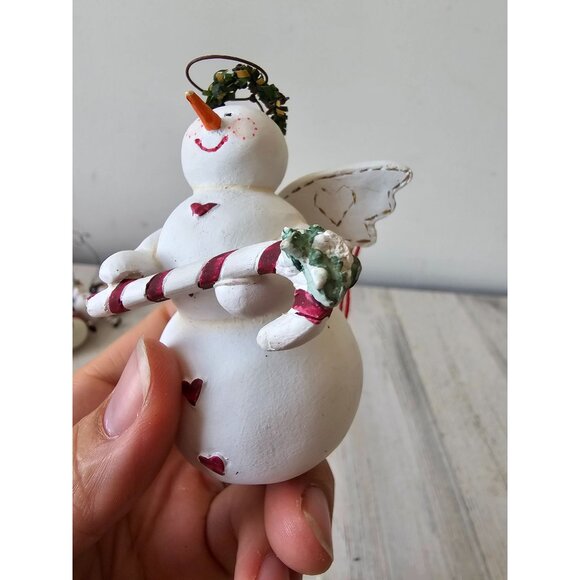 Sandi gore evans Angel snowman ornament hope candle candy cane Xmas tree - Picture 4 of 14